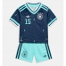 Camiseta Alemania Nico Schlotterbeck #15 Segunda Equipación Replica Mundial 2026 para niños mangas cortas (+ Pantalones cortos)
